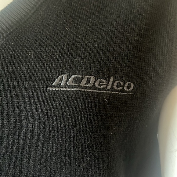 Vantage Acdelco Black Knitted Vest Size L - Picture 2 of 8